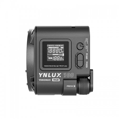 Постійне світло LED RGB CRI 96+ 120Вт 2000К-10000К Yongnuo YNLUX100 RGB KIT