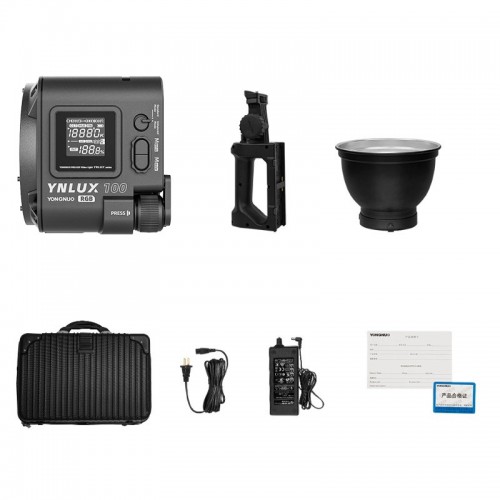 Постійне світло LED RGB CRI 96+ 120Вт 2000К-10000К Yongnuo YNLUX100 RGB KIT