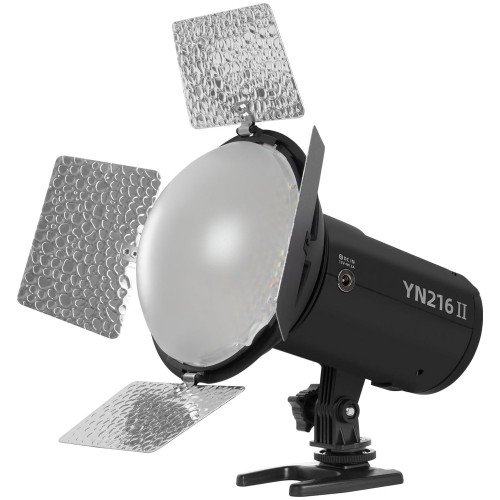 Lumină continuă portabilă cu baterie LED Bi-Color 24W 2700K-8000K Yongnuo YN216 II