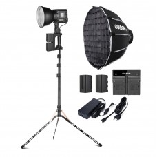 Постійне світло 120Вт комплект стійка акумулятори софтбокс Yongnuo YNLUX100 PRO Full Kit
