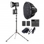 Постійне світло 120Вт комплект стійка акумулятори софтбокс Yongnuo YNLUX100 PRO Full Kit