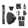 Постійне світло 120Вт комплект стійка акумулятори софтбокс Yongnuo YNLUX100 PRO Full Kit