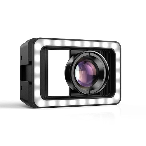 Макролинза для телефона с подсветкой 100мм F1.8 10x Apexel APL-HB100FL23