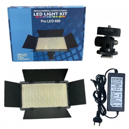 Панель світлодіодна RGB зі штативом 210см відеосвітло прямокутне 40Вт CRI 95+ AC Prof U600 RGB-T