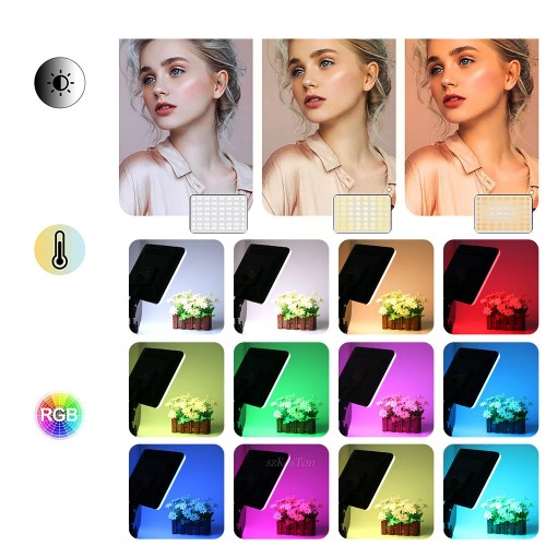 Панель світлодіодна кольорова RGB RA 95+3000-6500K AC Prof PM-26 RGB