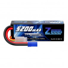 Аккумулятор Zeee 11.1V 80C 5200mah 3S RC Li-po EC5