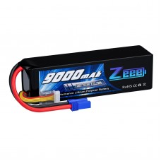 Аккумулятор Zeee 14.8V 100C 9000mah 4S RC Li-po EC5
