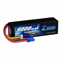 Аккумулятор Zeee 14.8V 100C 9000mah 4S RC Li-po EC5