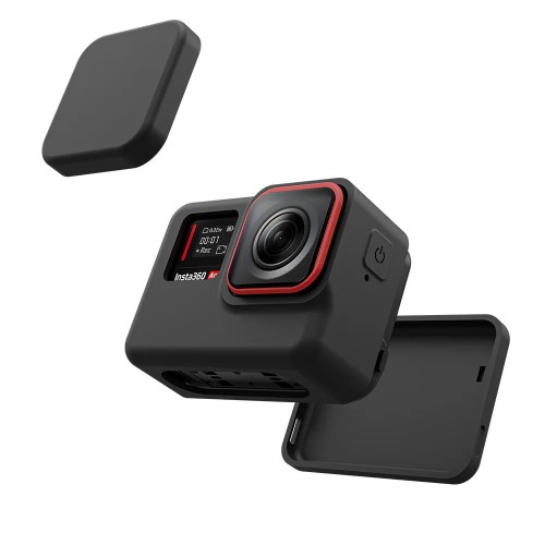 Чохол силіконовий Insta360 Ace з ковпачком на лінзу та екран Telesin S6-PTC-02
