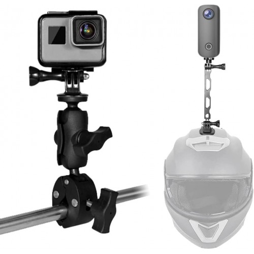Кріплення на мотошолом та на кермо для Insta360 GoPro AC Prof 428C-2