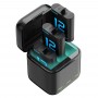 Зарядка и 2 аккумулятора GoPro 12 / 11 / 10 / 9 1750mAh Telesin S0-BCG-04-TGP