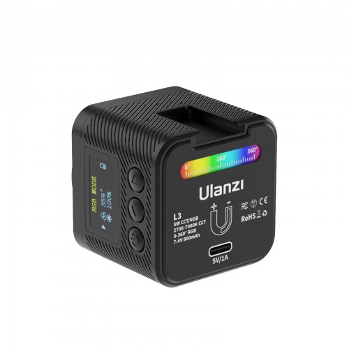 Світло постійне накамерне міні 2700-7000К Ulanzi L3 RGB
