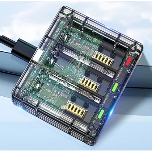 Зарядка GoPro 13 на три акумулятори Telesin S0-BCG-12-TGP