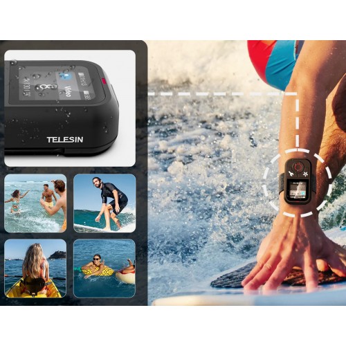 Пульт GoPro 13-8 60м Telesin S5-RMT-01-TGP