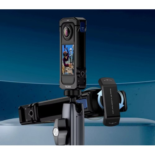 Рамка Insta360 X4 алюмінієва вертикальна/горизонтальна Telesin S6-FMS-12-TIS