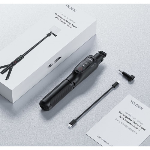 Монопод повербанк для екшн-камери 45см 5000мАч Telesin S1-CSS-01-TGP