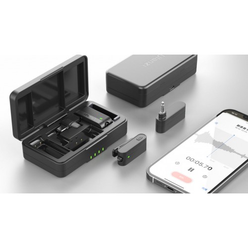 Бездротовий мікрофон для iPhone Android камери Type-C 3.5mm Ulanzi A100