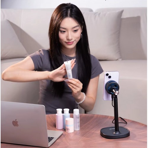 Подставка для iPhone магнитная беспроводная зарядка и охлаждение MagSafe Ulanzi SK-10
