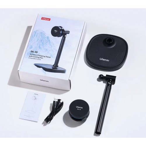 Подставка для iPhone магнитная беспроводная зарядка и охлаждение MagSafe Ulanzi SK-10
