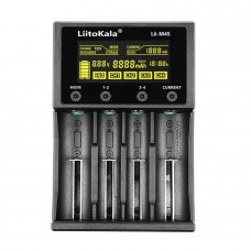 Зарядний пристрій із тестом ємності 18650 AA AAA Li-ion Ni-MH, NiCd LiitoKala Lii-M4S
