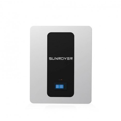 Акумулятор 48В 51.2В 100Агод 5кВт*год LiFePO4 настінний BMS дисплей CAN RS485 Sunrover POLO-W1