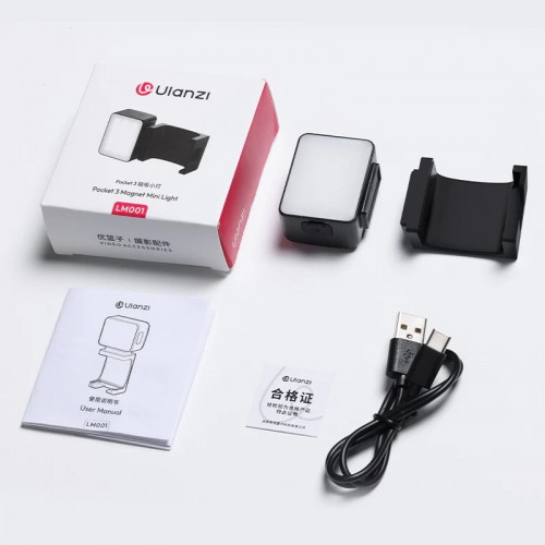 Накамерный свет Pocket 3 магнитный Ulanzi LM001