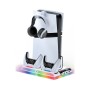 Підставка PS5 Pro / Fat / Slim з охолодженням зарядка RGB OIVO VG-P5320W-Pro