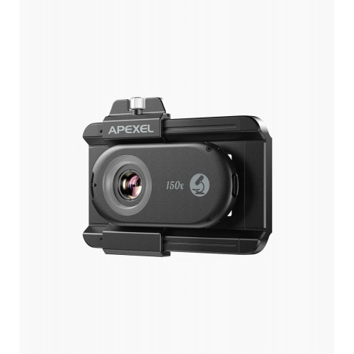Мікроскоп для телефону 150x підсвічування Apexel APL-MS150