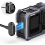 Рамка GoPro 13-9 алюмінієва з підтримкою магнітної зарядки Telesin S6-FMS-15-TGP