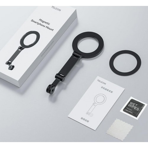 Тримач для телефону в кріплення екшн камери MagSafe магніт Telesin P7-MB-01
