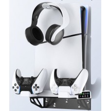 Кріплення на стіну PS5 Pro/Slim/Fat з охолодженням та зарядкою OIVO VG-P5326X-Pro