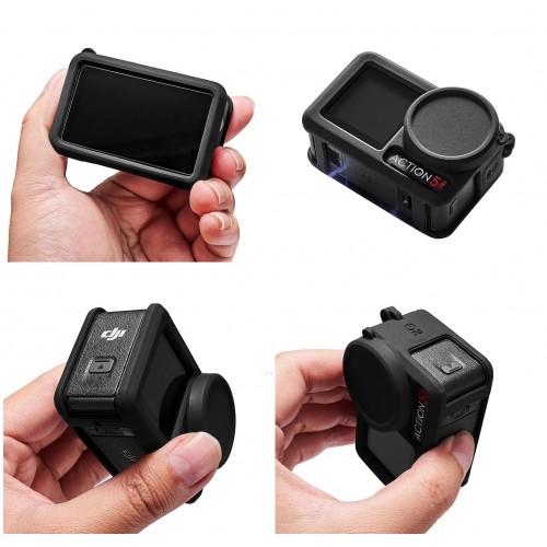 Чехол силиконовый DJI Action 5 Pro защитный с колпачком AC Prof 4893