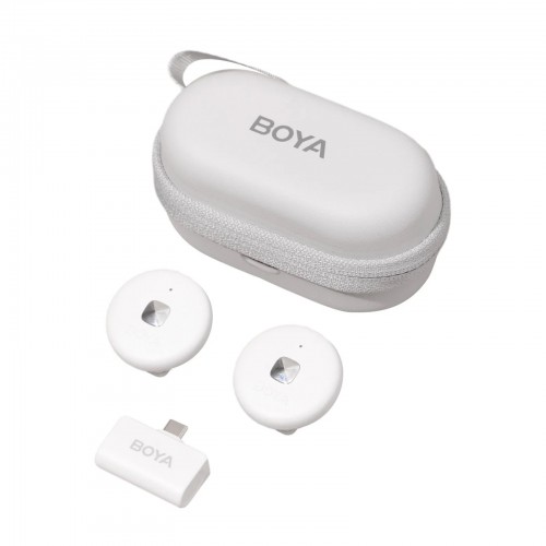 Микрофона беспроводной Type-C белый iPhone Android Boya Omic-U White