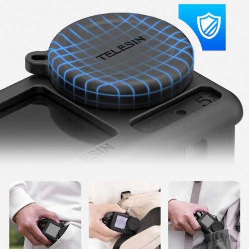 Силіконовий чохол DJl Action 5 Pro/4/3 з ковпачком Telesin S6-PTC-011-TDJ