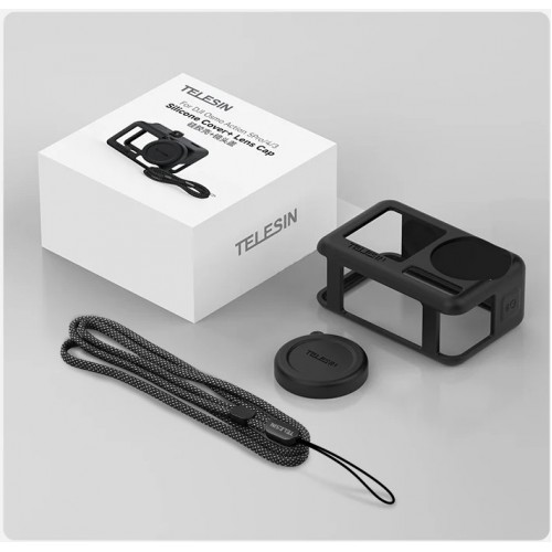 Силіконовий чохол DJl Action 5 Pro/4/3 з ковпачком Telesin S6-PTC-011-TDJ