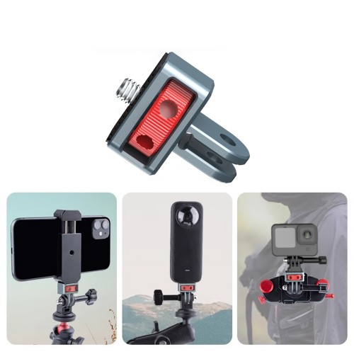 Адаптер з GoPro DJI Action на різьблення 1/4 Insta360 алюмінієвий AC Prof AL-57