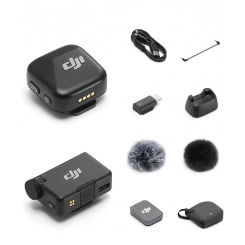 Беспроводной микрофон DJI Mic Mini 1 TX + 1 RX Type-C для iPhone Android Action 5 Pocket 3