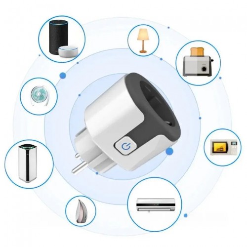 Розумна розетка 20А WiFi таймер/відключення AC Prof Smart