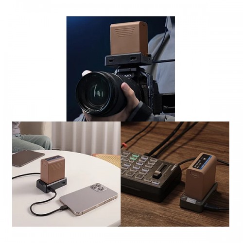 Адаптер повербанк + зарядка для акумуляторів Sony NP-F Type-C PD Ulanzi PA03