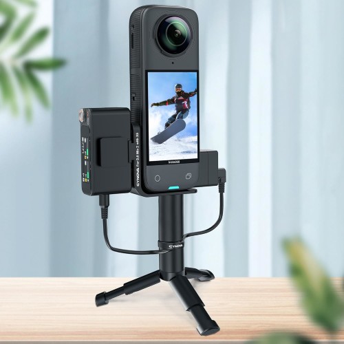 Кріплення для DJI Mic 2 на Insta360 X5 невидиме Cynova C-X5-CS02