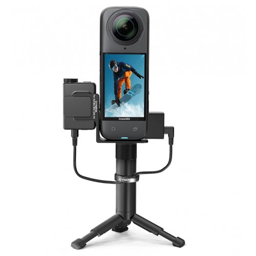 Кріплення для DJI Mic Mini на Insta360 X5 невидиме Cynova C-X5-CS03