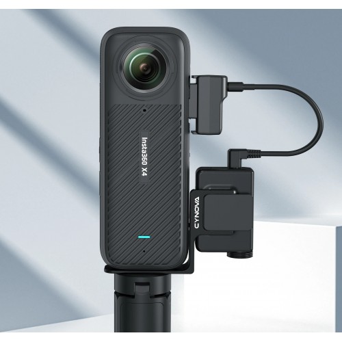 Кріплення для DJI Mic Mini на Insta360 X4/X3/X2 невидиме Cynova C-X4-CS03