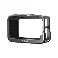 Алюмінієва рамка DJI Action 5 Pro/4/3 легка швидкознімна чорна Telesin S6-FMS-13BK-TDJ-1