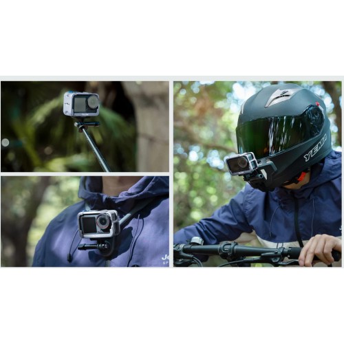 Алюмінієва рамка DJI Action 5 Pro/4/3 легка швидкознімна чорна Telesin S6-FMS-13BK-TDJ-1