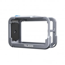 Алюмінієва рамка DJI Action 5 Pro/4/3 легка швидкознімна сіра Telesin S6-FMS-13BL-TDJ
