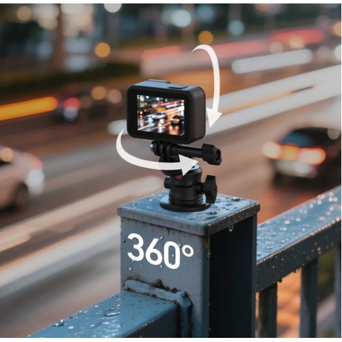 Магнітний тримач для екшн-камери GoPro DJI Insta360 Telesin S7-JBK-12