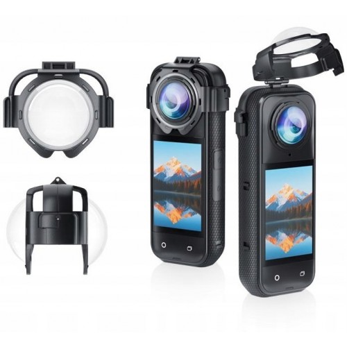 Захист лінзи Insta360 X5 швидкознімний загартоване скло AC Prof X5-5