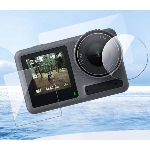 Скло Action 5 Pro загартоване на екрани лінзу Telesin S6-FLM-10-TDJ