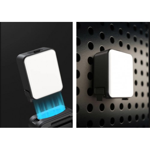 Накамерне світло для Action 5 Pro/4/3 швидкознімний IPX5 CRI 95+ Telesin S5-BGD-08-TDJ