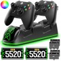 Зарядка та два акумулятори для геймпада Xbox 5520mWh OIVO IV-BX313X-RGB